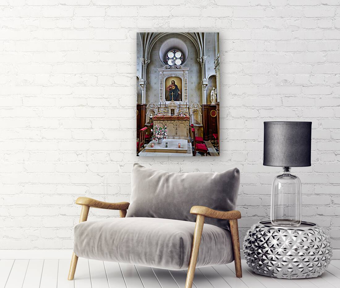 Chateau de Cheverny France. Chateaux of the Loire Valley. The chapel Reproduction