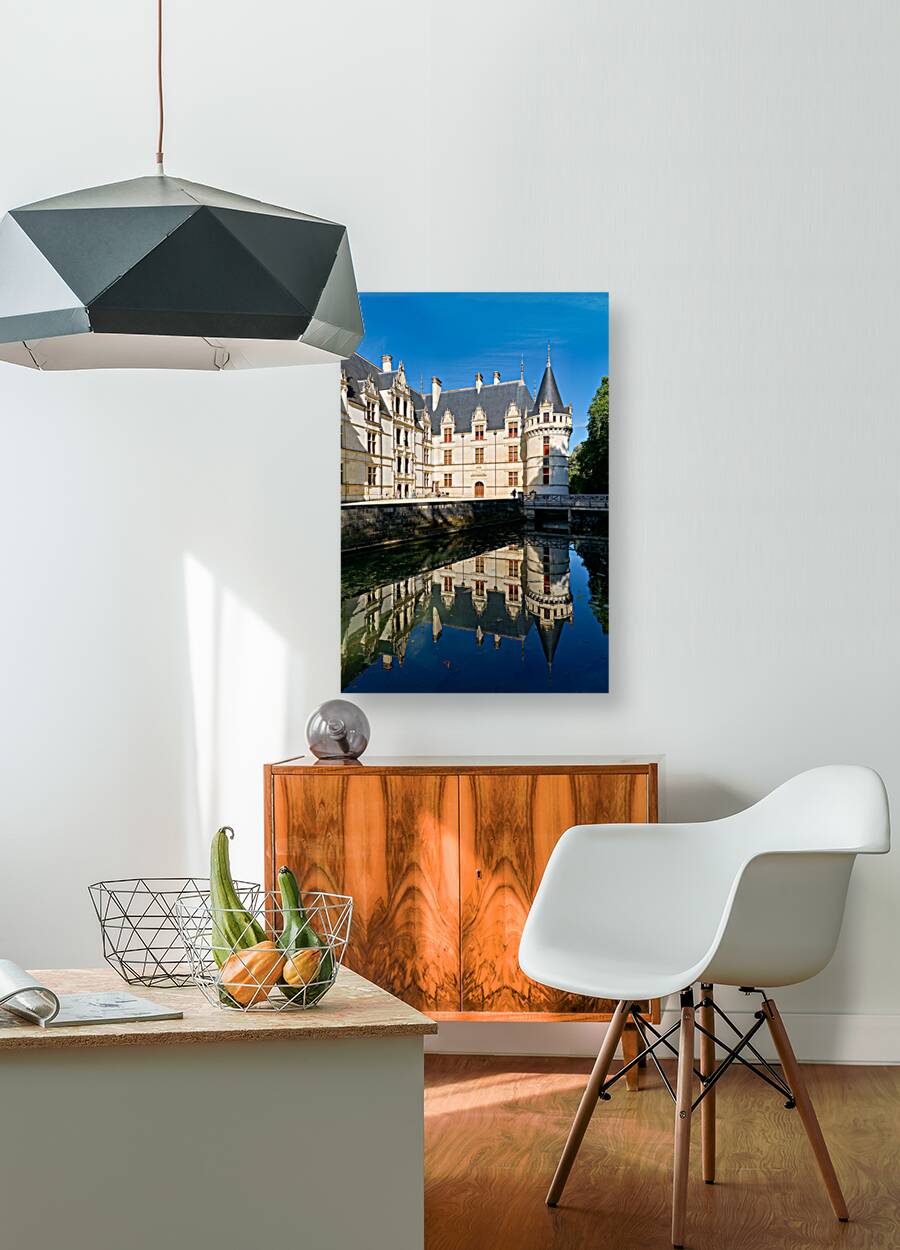 Chateau dAzay le Rideau. Loire Valley. France. Reproduction