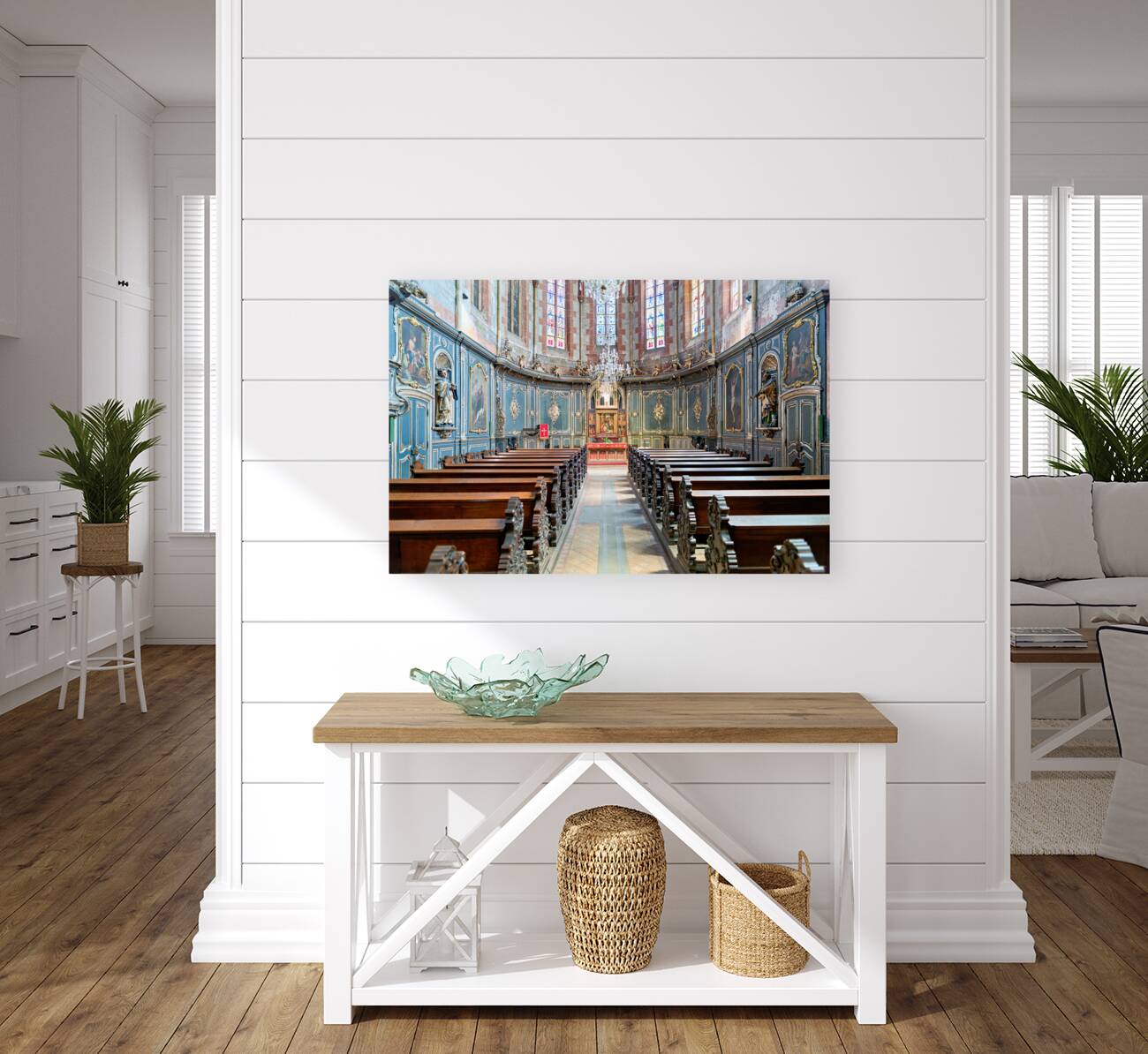 Strasbourg Alsace France. The protestant church Saint Pierre le Jeune Reproduction