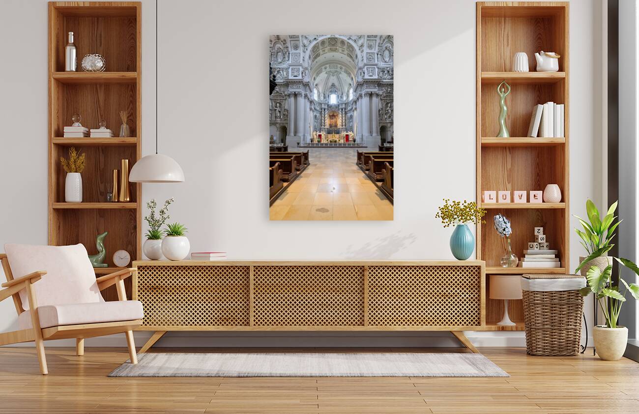 Germany Bavaria Munich. Theatinerkirche. Church of St. Cajetan Reproduction