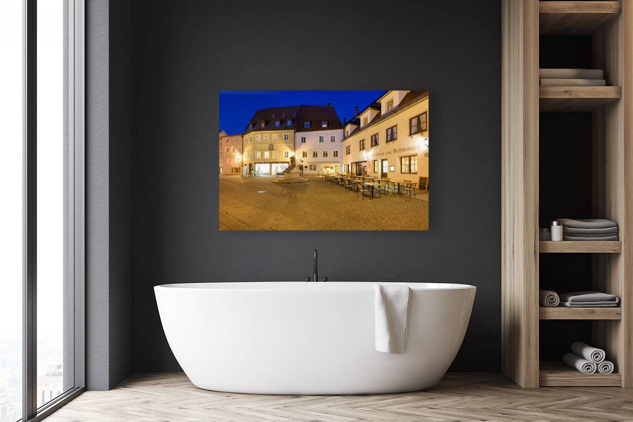 Germany Bavaria Romantic Road. Fussen. Reproduction