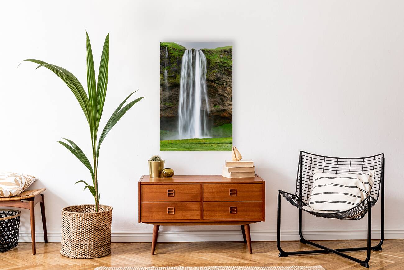 Seljalandsfoss is a waterfall in Iceland. Reproduction