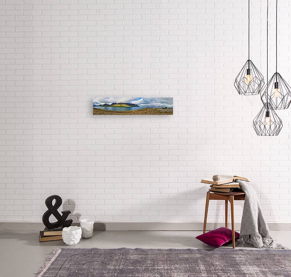 Trod scenic lookout. Westfjords. Iceland Reproduction