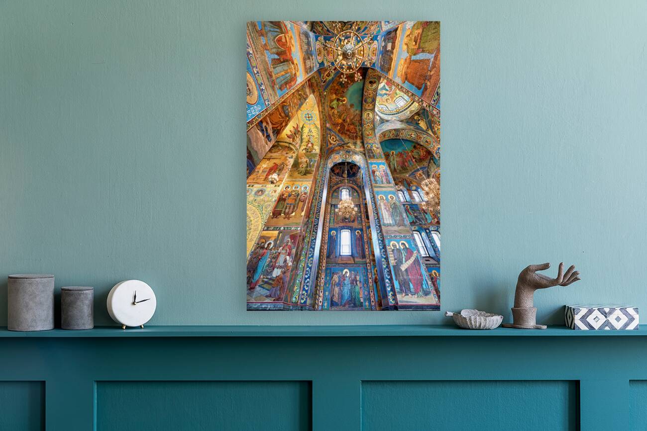 St. Petersburg Russia. Church of the savior on the spilled blood Reproduction