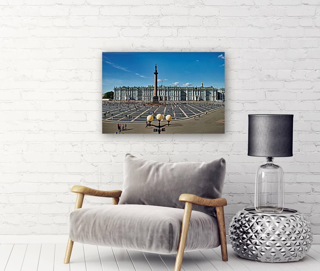 St. Petersburg Russia. The Winter Palace Hermitage Museum Reproduction