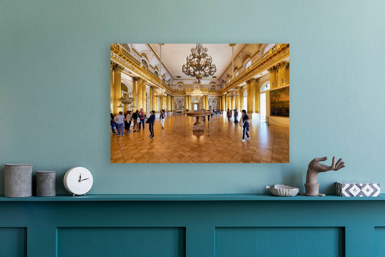 St. Petersburg Russia. The Winter Palace Hermitage Museum Reproduction