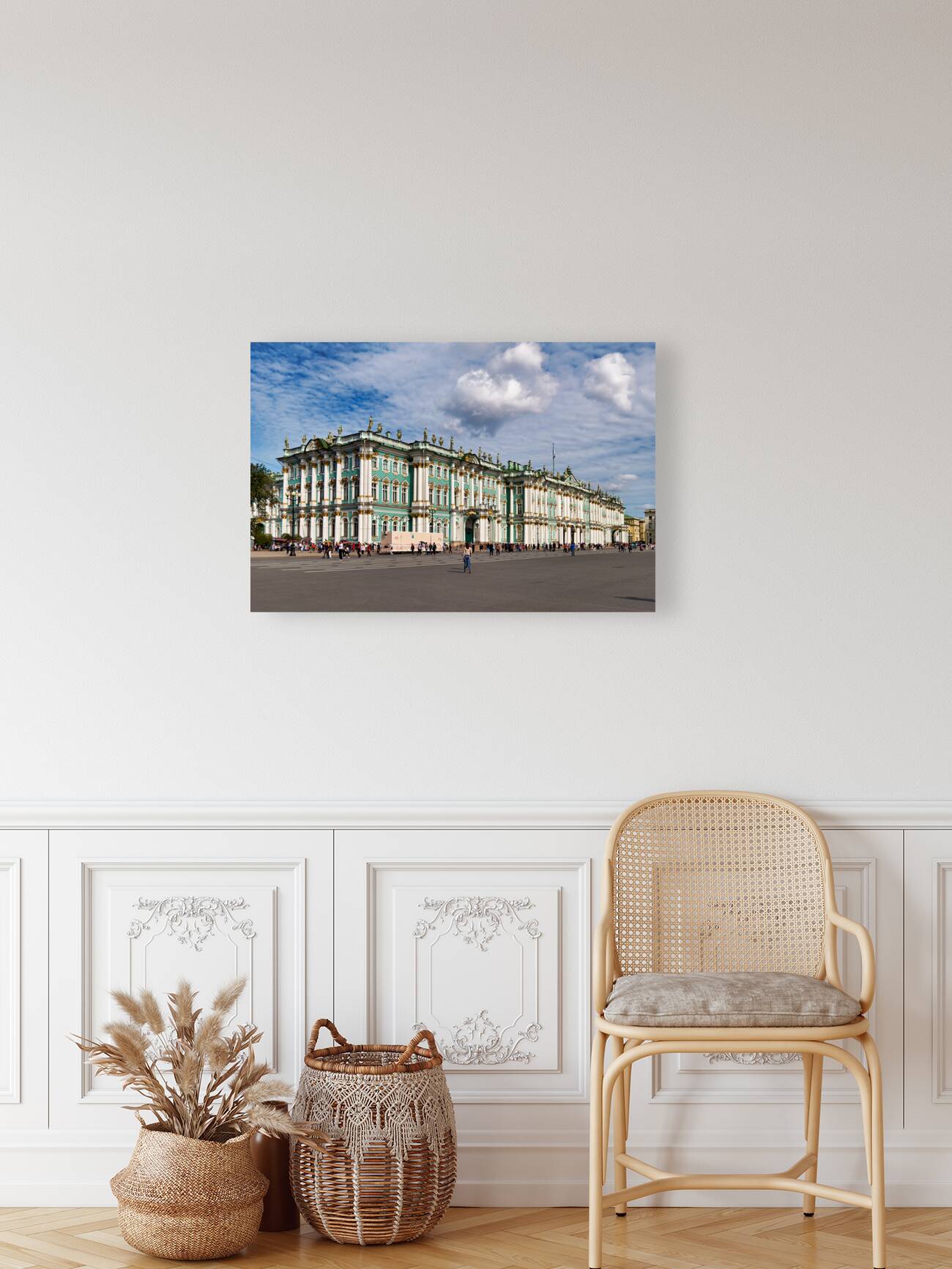 St. Petersburg Russia. The Winter Palace Hermitage Museum Reproduction