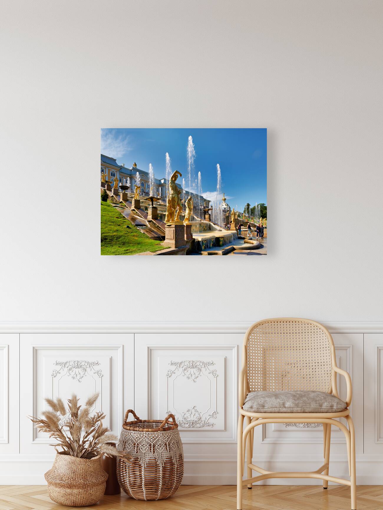 St. Petersburg Russia. Peterhof Palace Reproduction