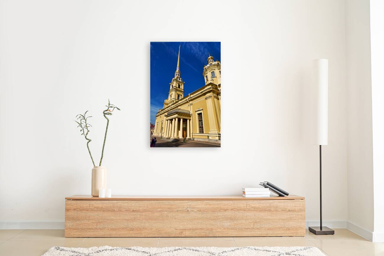 St. Petersburg Russia. Peter and Paul Cathedral at Peter and Paul Fortress Reproduction