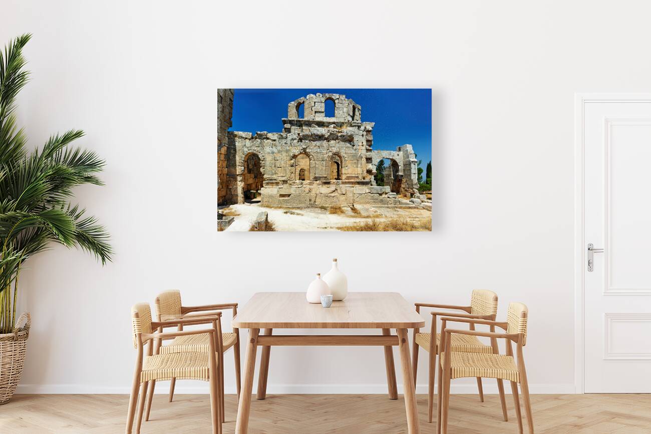 Syria. Church of Saint Simeon Stylites Reproduction