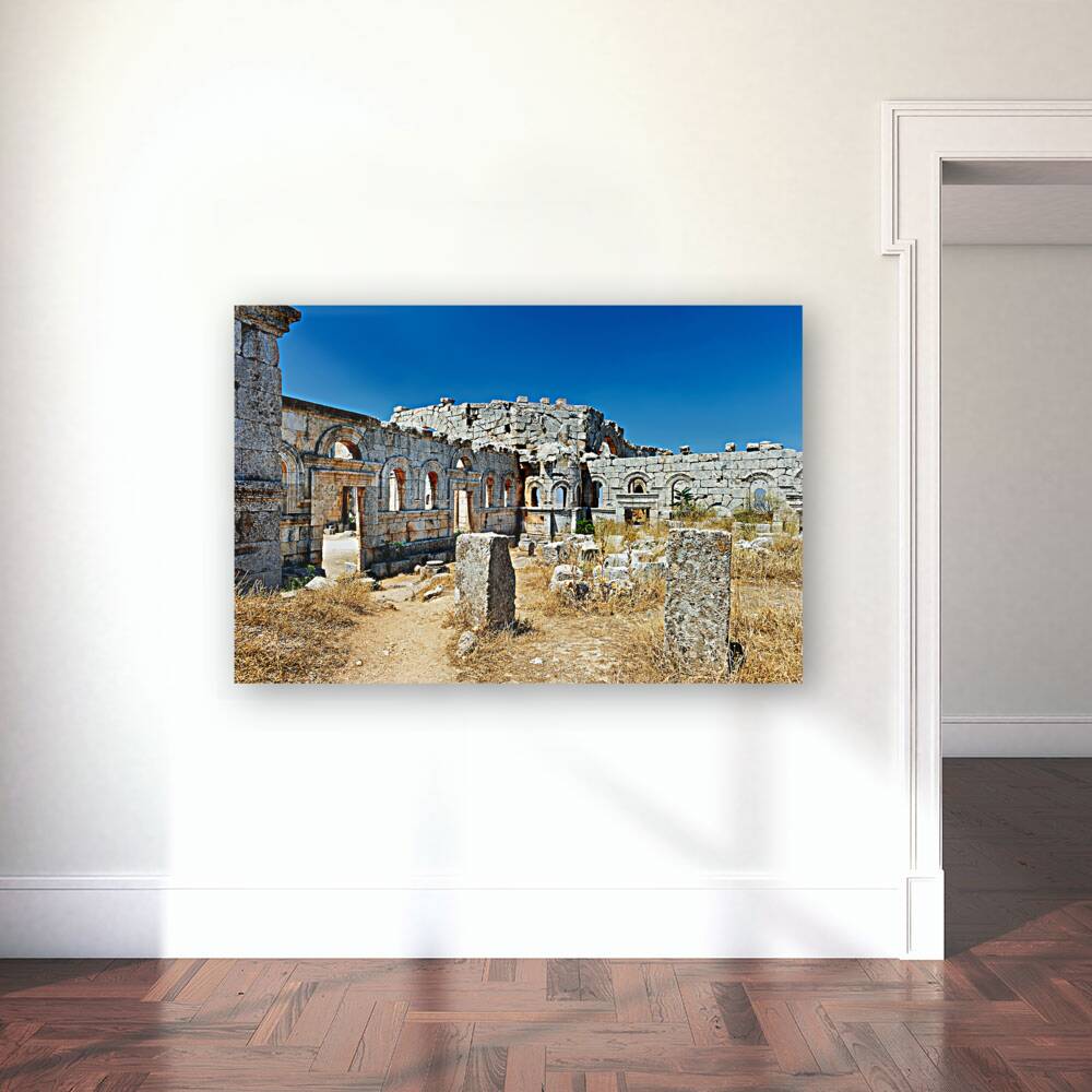 Syria. Church of Saint Simeon Stylites Reproduction