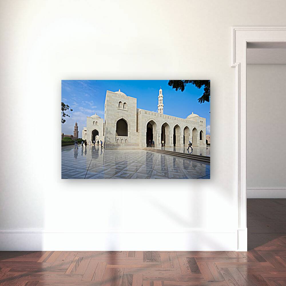 Oman. Muscat. Sultan Qaboos Grand Mosque Reproduction