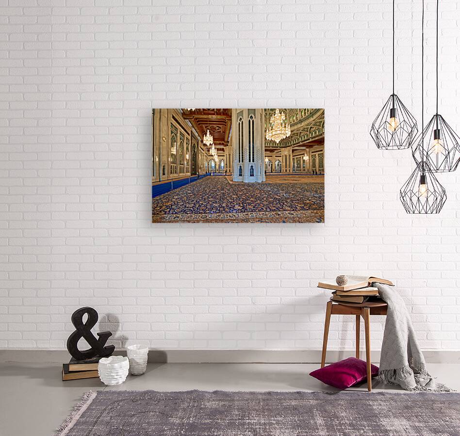 Oman. Muscat. Sultan Qaboos Grand Mosque Reproduction