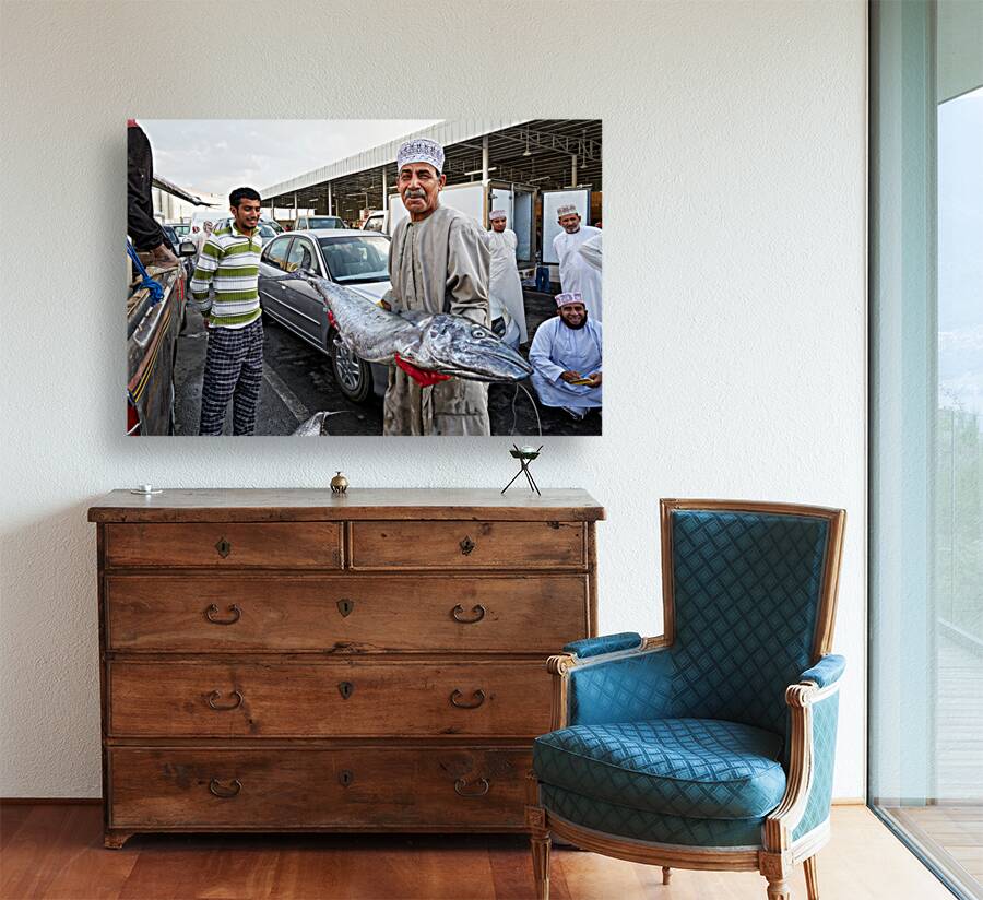 Oman. Muscat. The Fish Market Reproduction