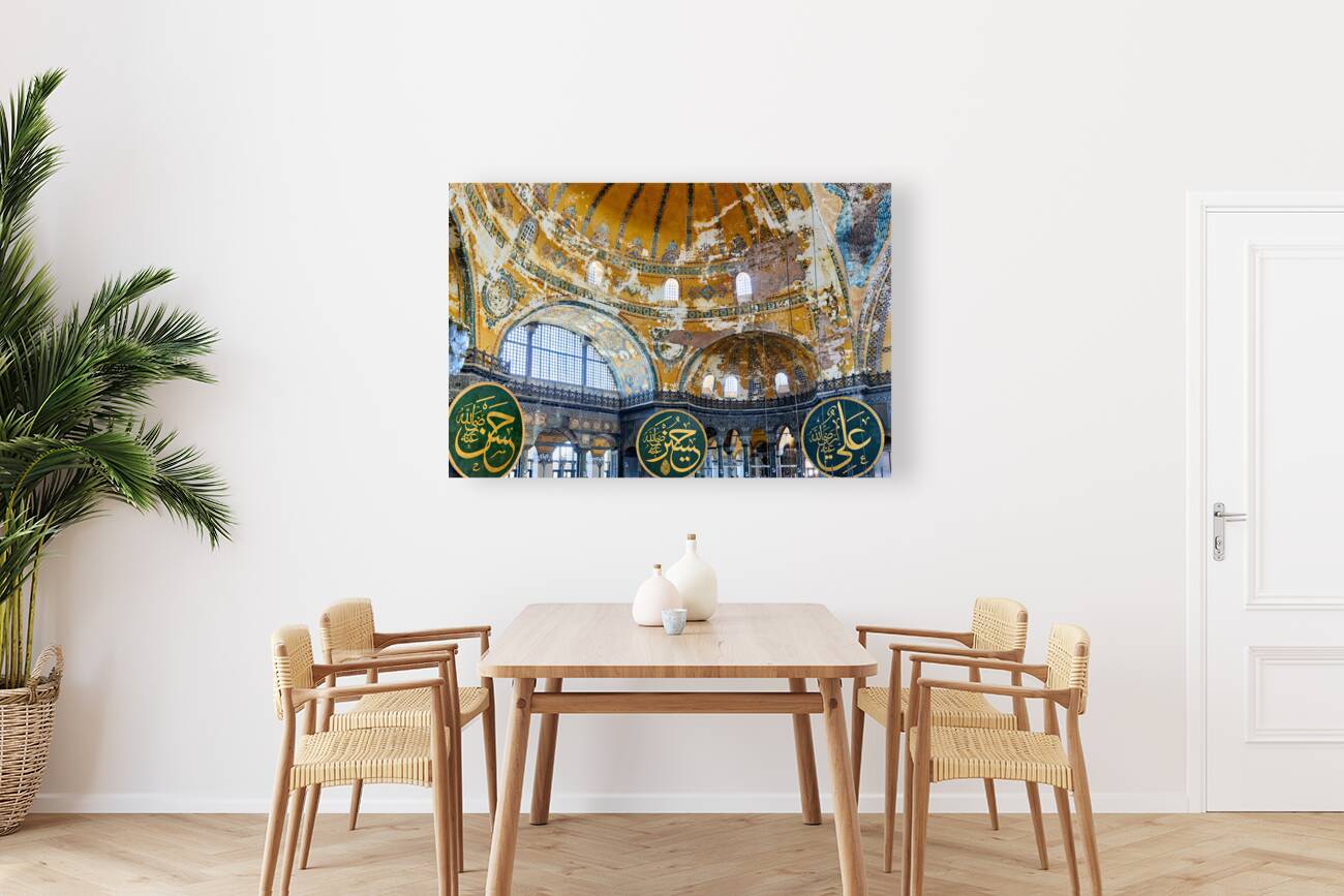 Istanbul Turkey. Hagia Sophia Grand Mosque Reproduction