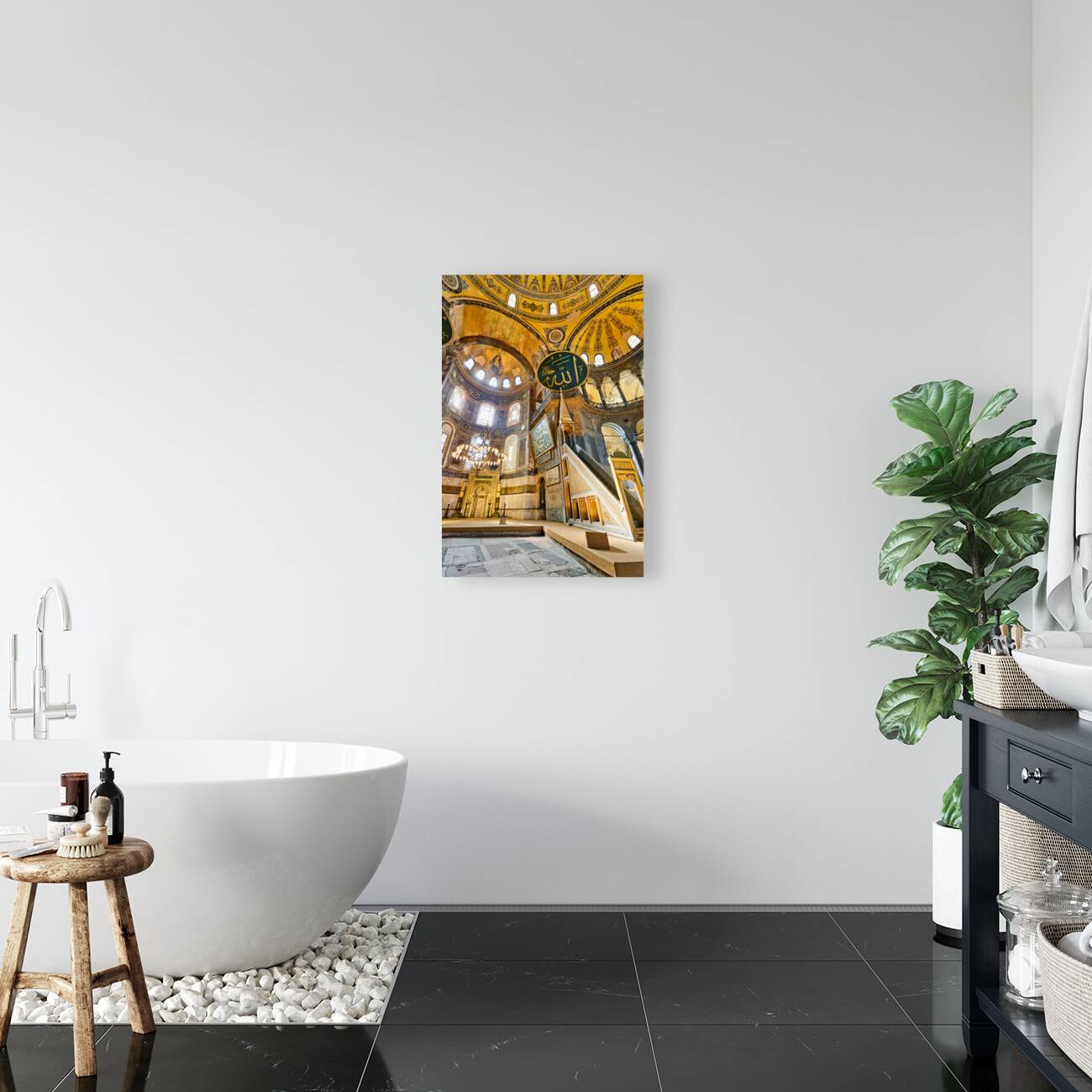 Istanbul Turkey. Hagia Sophia Grand Mosque Reproduction