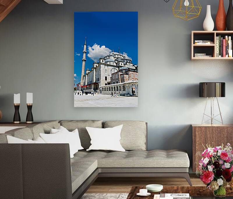 Istanbul Turkey. The Fatih Mosque Reproduction