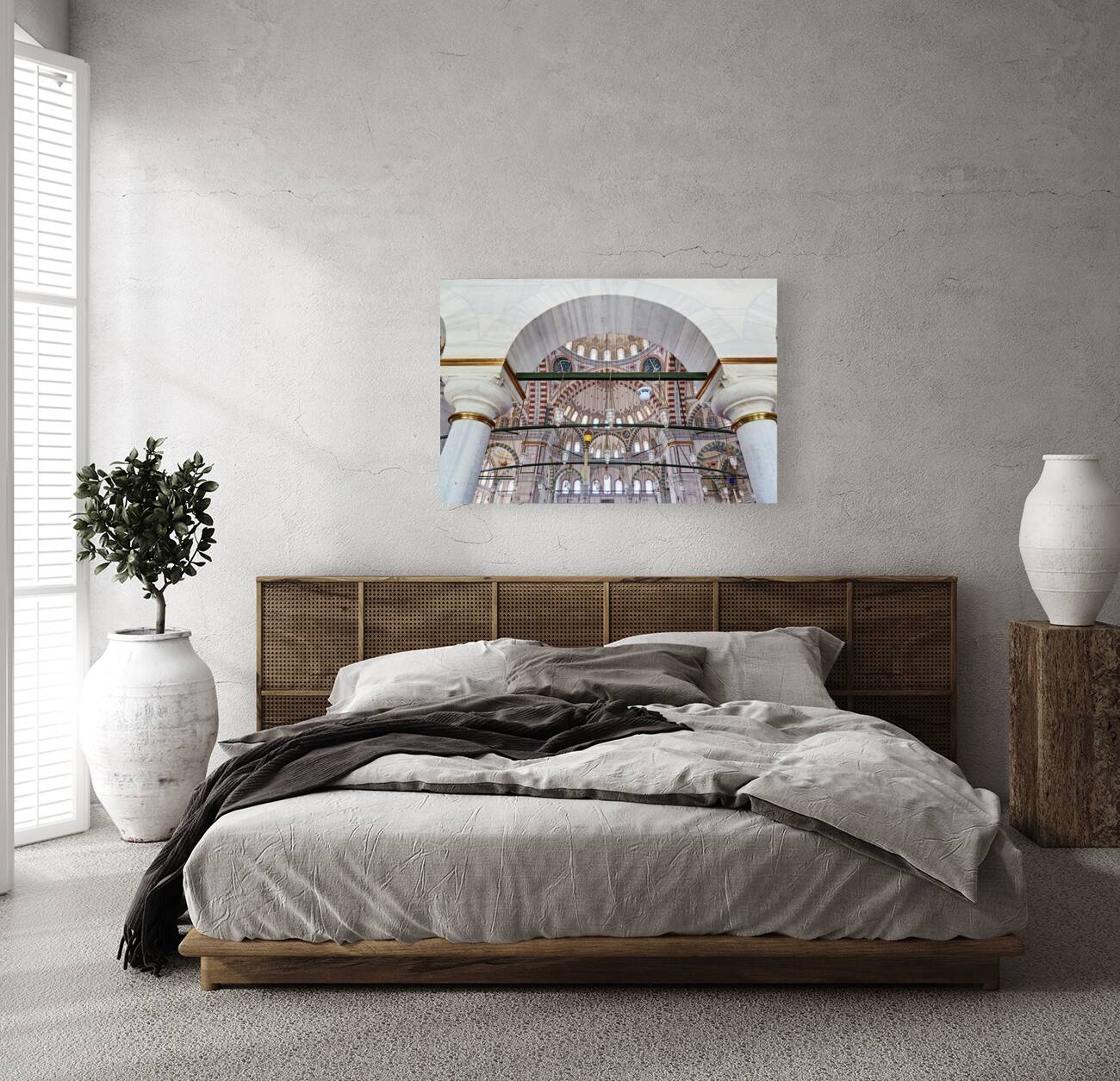 Istanbul Turkey. The Fatih Mosque Reproduction