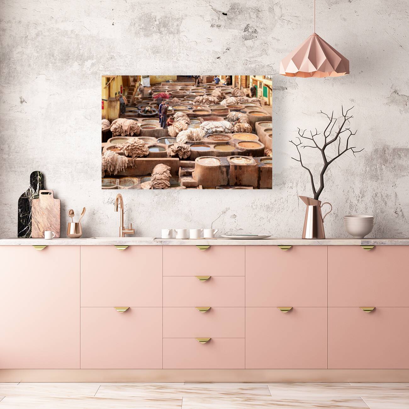 Morocco Fez. Chouara Tannery Reproduction