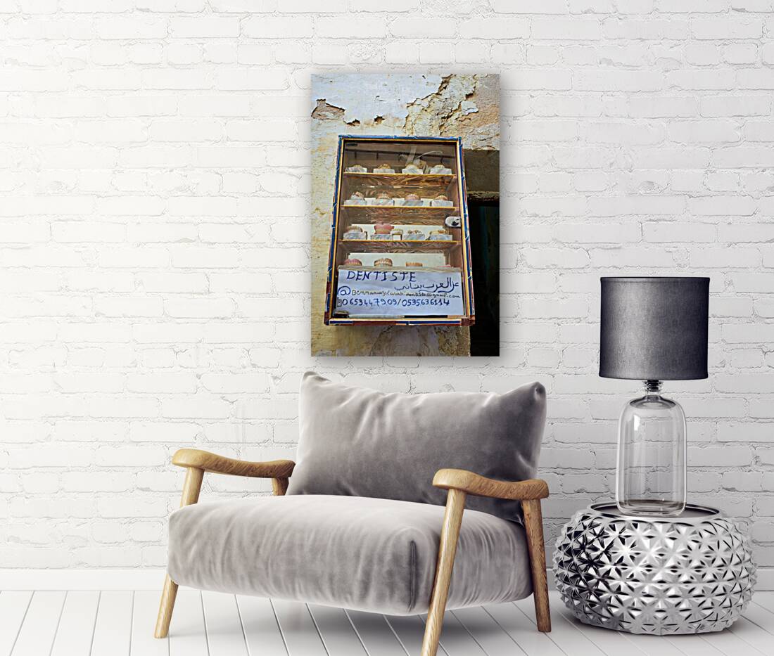 Morocco Fez. Dentures of a dentists office Reproduction