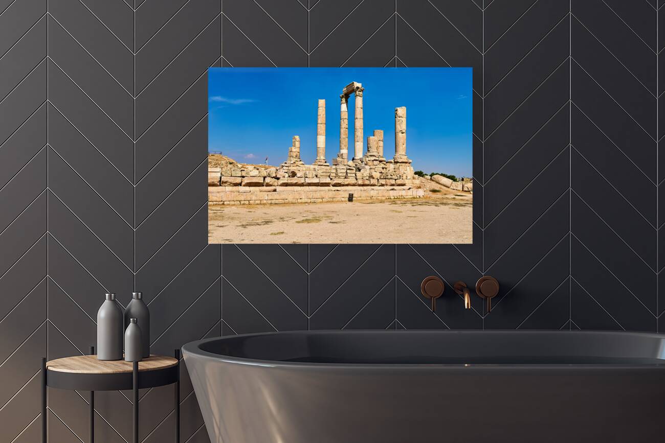 Amman Jordan. The Citadel Reproduction