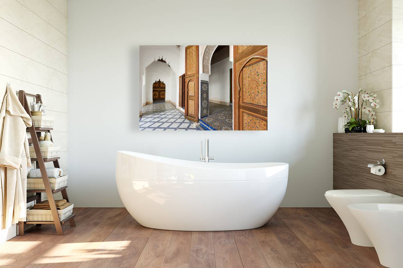 Morocco Marrakesh. The Bahia Palace Reproduction