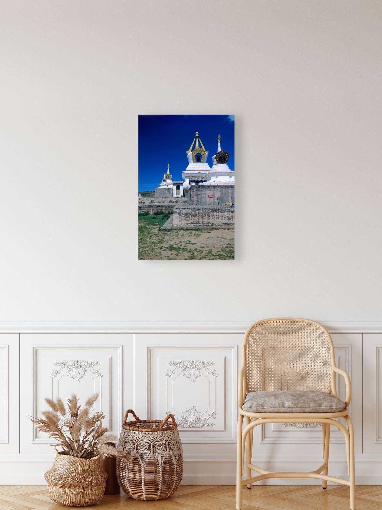 Mongolia. The Erdene Zuu Monastery is the most ancient surviving Buddhist monastery in Mongolia Reproduction