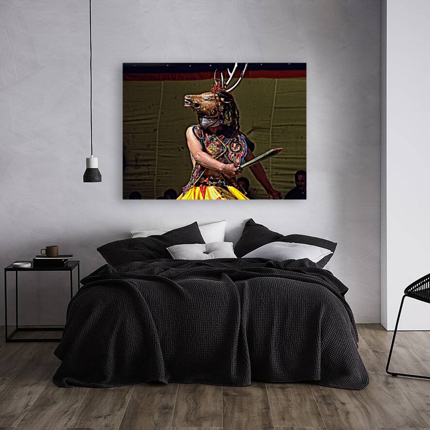 BHUTAN. Festivals in Bumthang Valley Reproduction