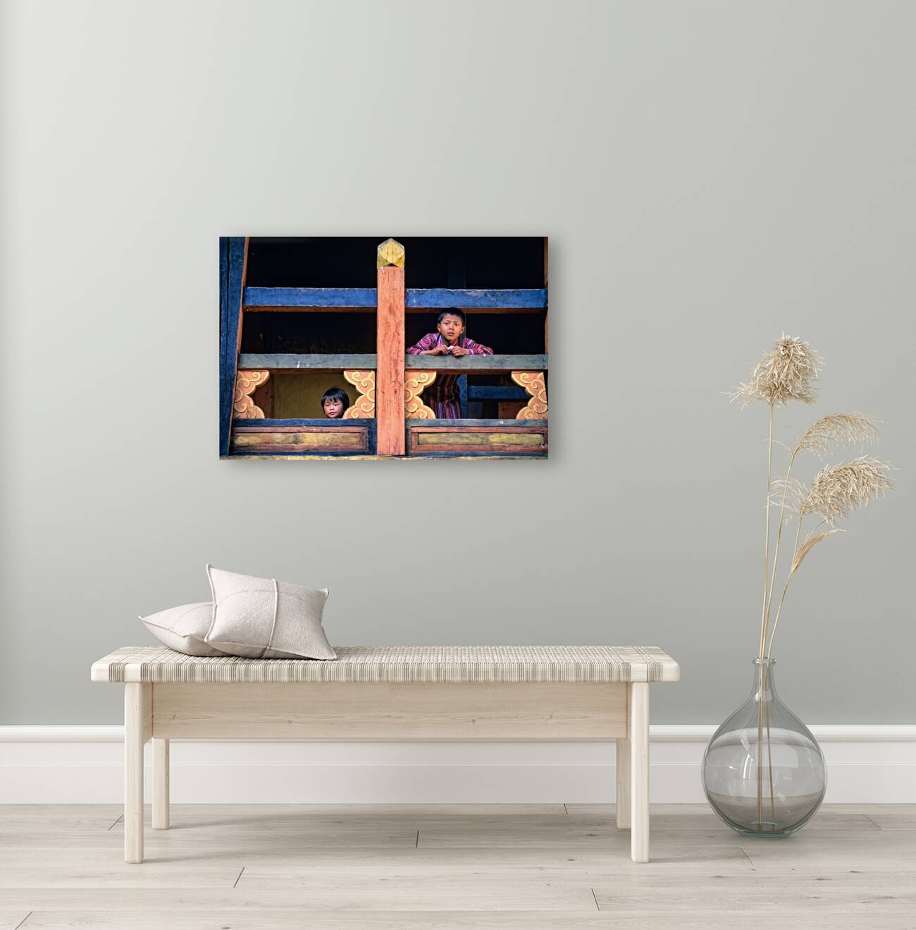 BHUTAN. Bumthang Valley Reproduction