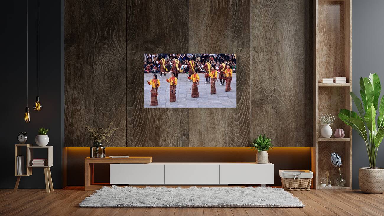 BHUTAN. Thimphu Tsechu Festival Reproduction