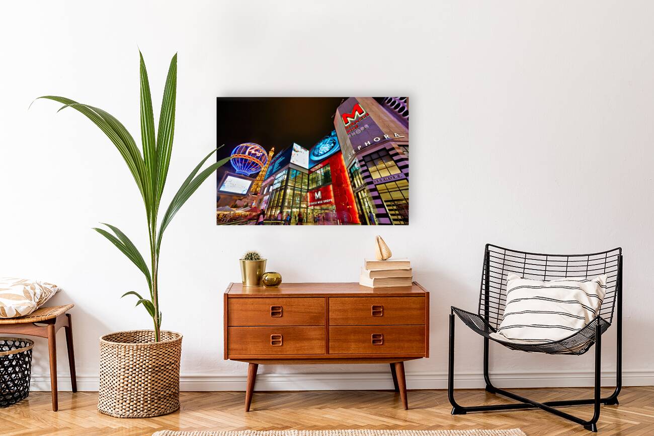 The Strip by night. Las Vegas Nevada USA Reproduction