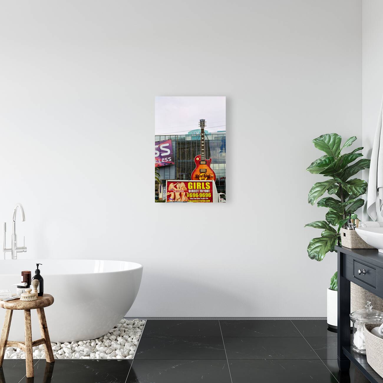 The Hard Rock Cafe. Las Vegas Nevada USA Reproduction