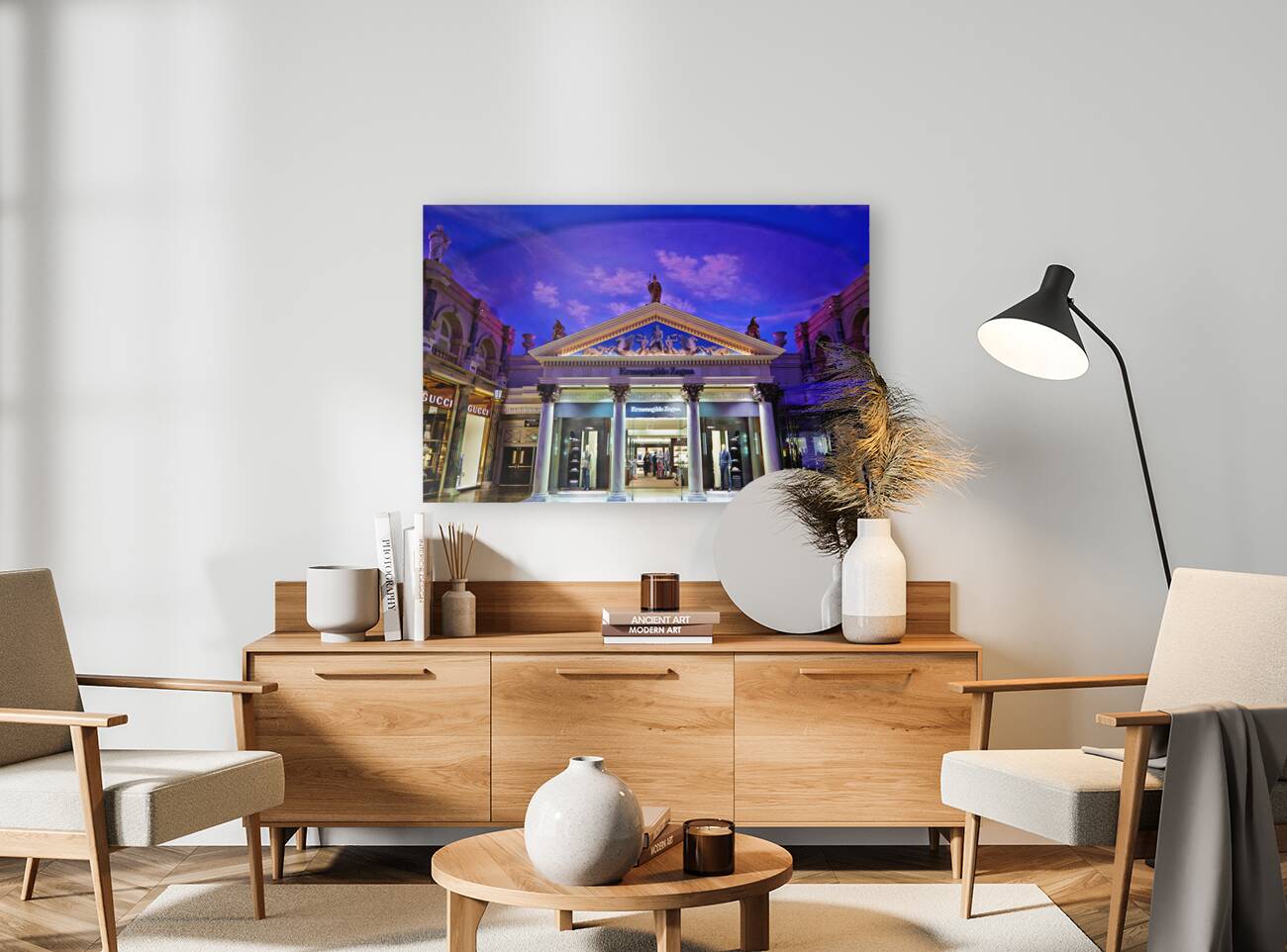 Caesars Palace Hotel Mall. Las Vegas Nevada USA Reproduction