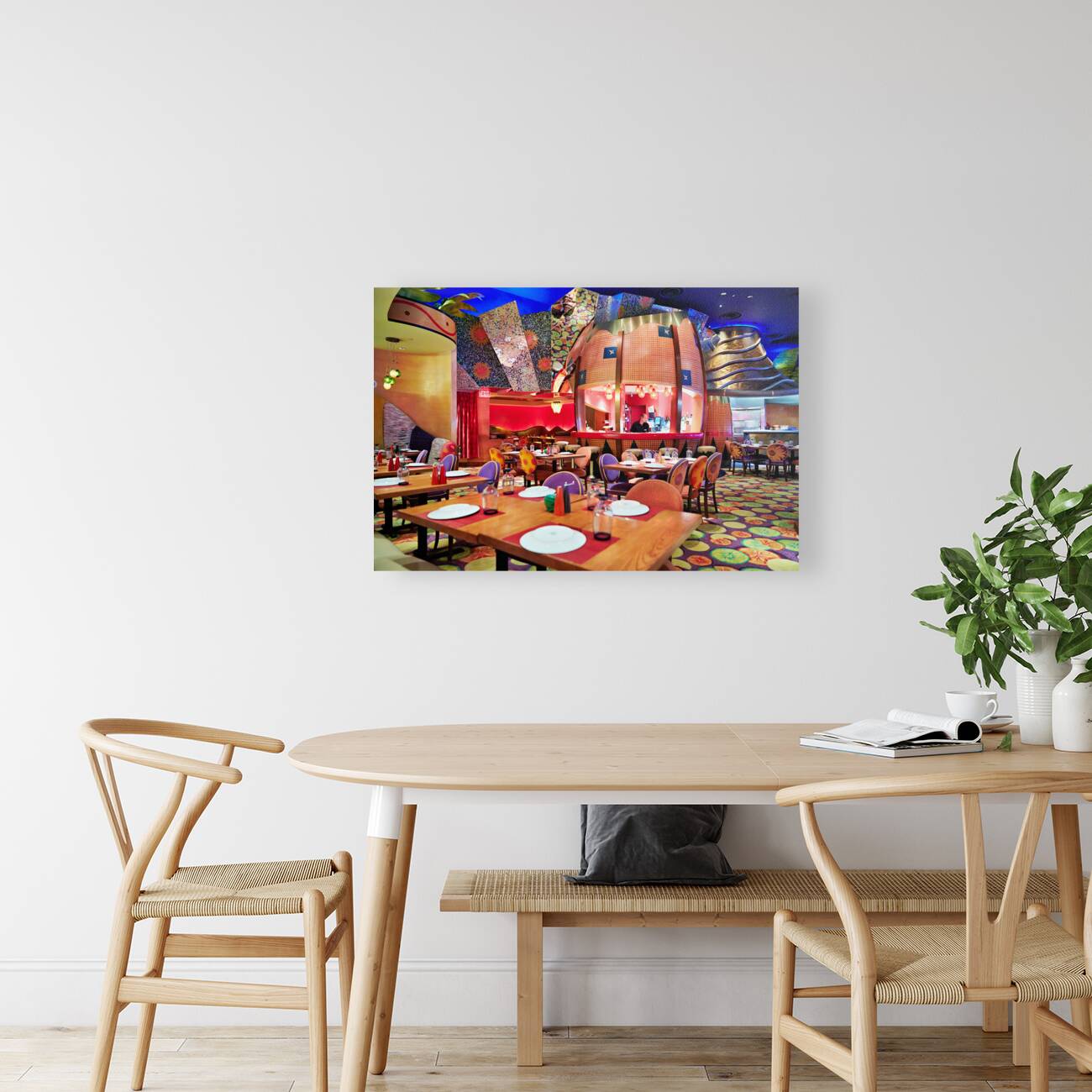 The Shopping Mall and pubs of Caesars Palace Hotel. Las Vegas Nevada USA Reproduction