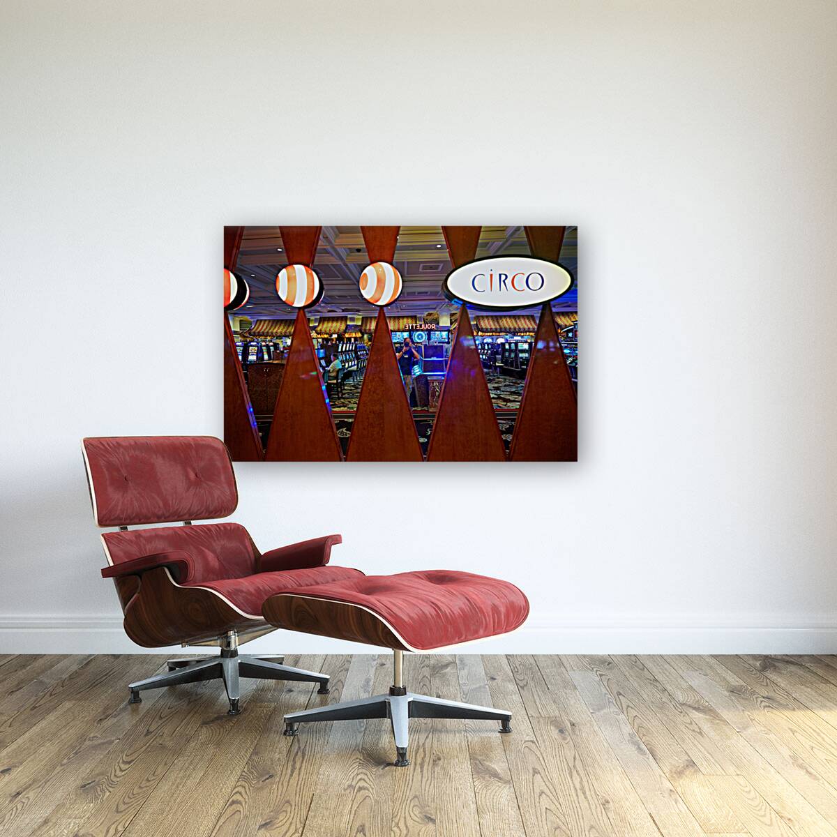 Slot Machines at Bellagio Casino. Las Vegas Nevada USA Reproduction