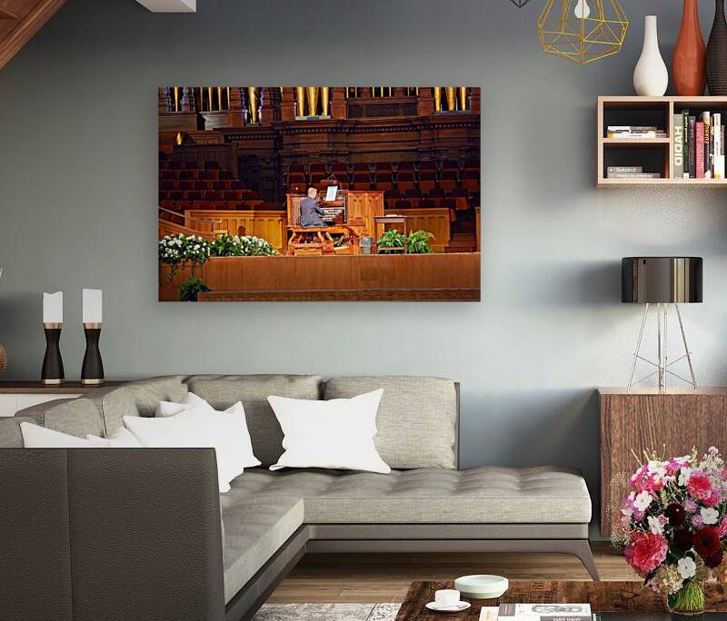 The Tabernacle Pipe Organ. Salt Lake City Utah USA Reproduction