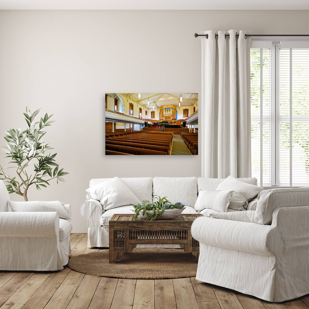 The Assembly Hall. Temple Square. Salt Lake City Utah USA Reproduction