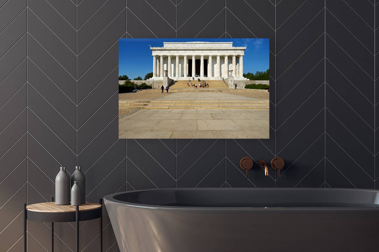 The Lincoln Memorial. Washington D.C. Reproduction