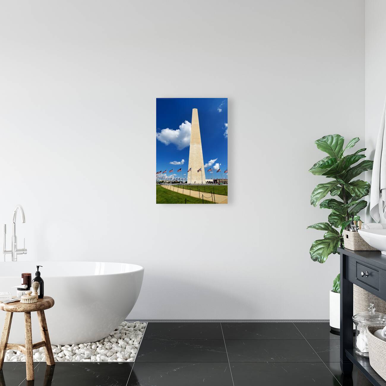 The Washington Monument. Washington D.C. Reproduction