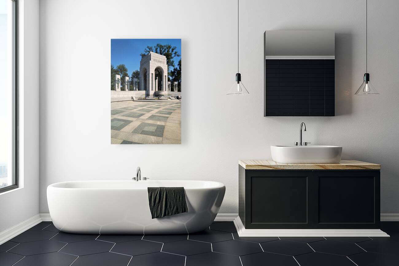 The National World War II Memorial. Washington D.C. Reproduction