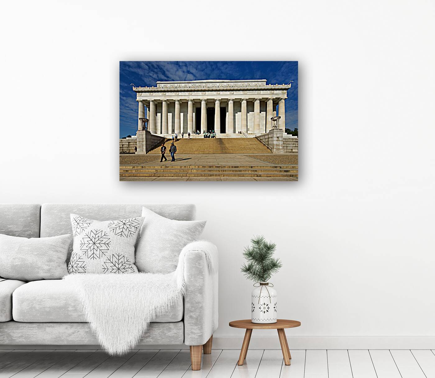 The Lincoln Memorial. Washington D.C. Reproduction