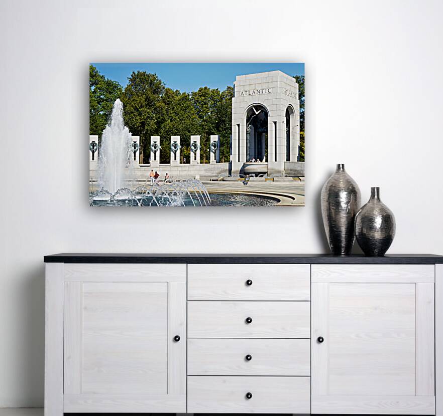 The National World War II Memorial. Washington D.C. Reproduction