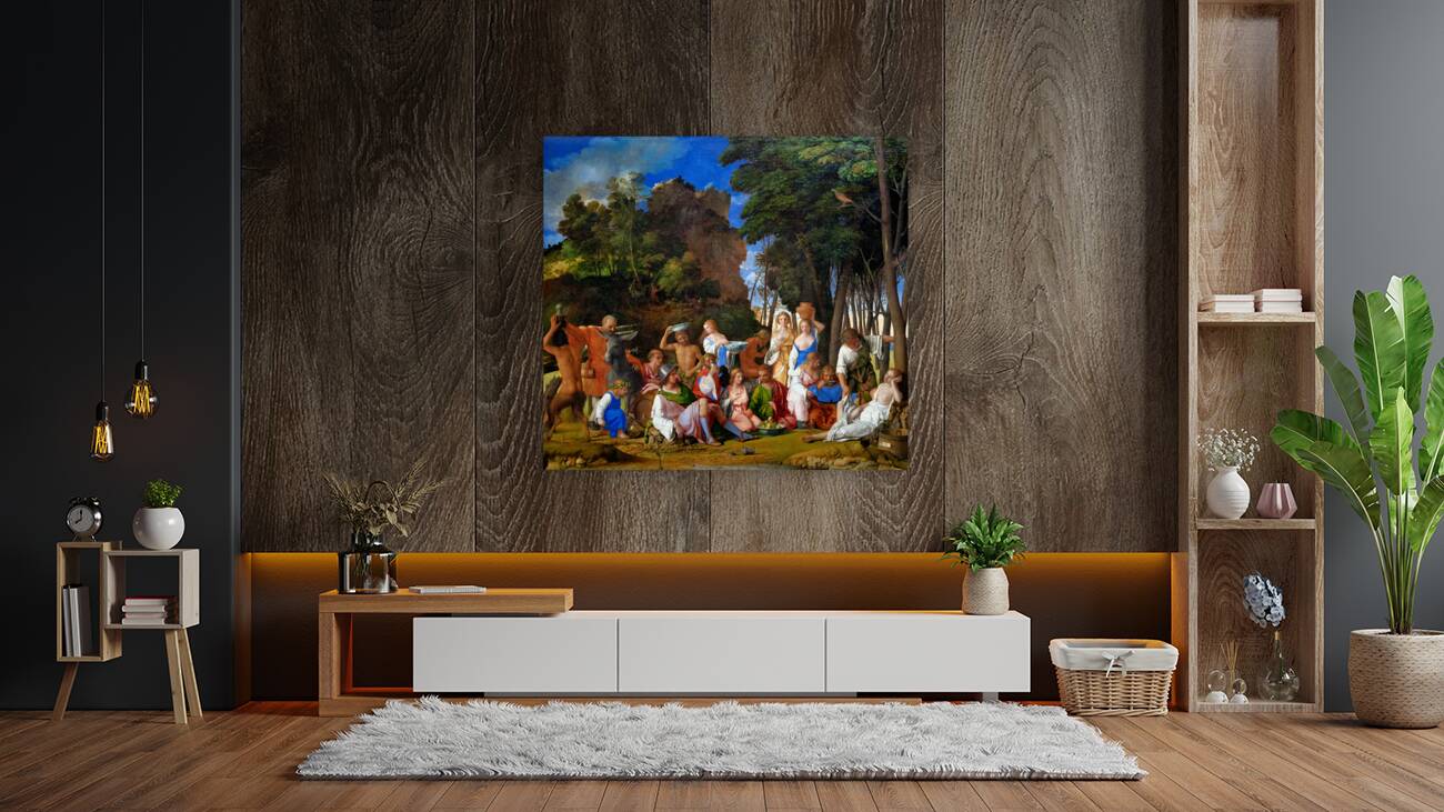 Giovanni Bellini and Titian - The feast of the Gods - 151429 Reproduction
