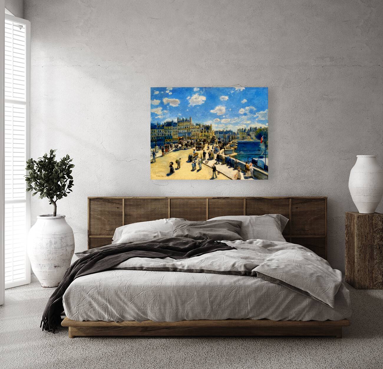 Auguste Renoir - Pont Neuf Paris - 1872 Reproduction