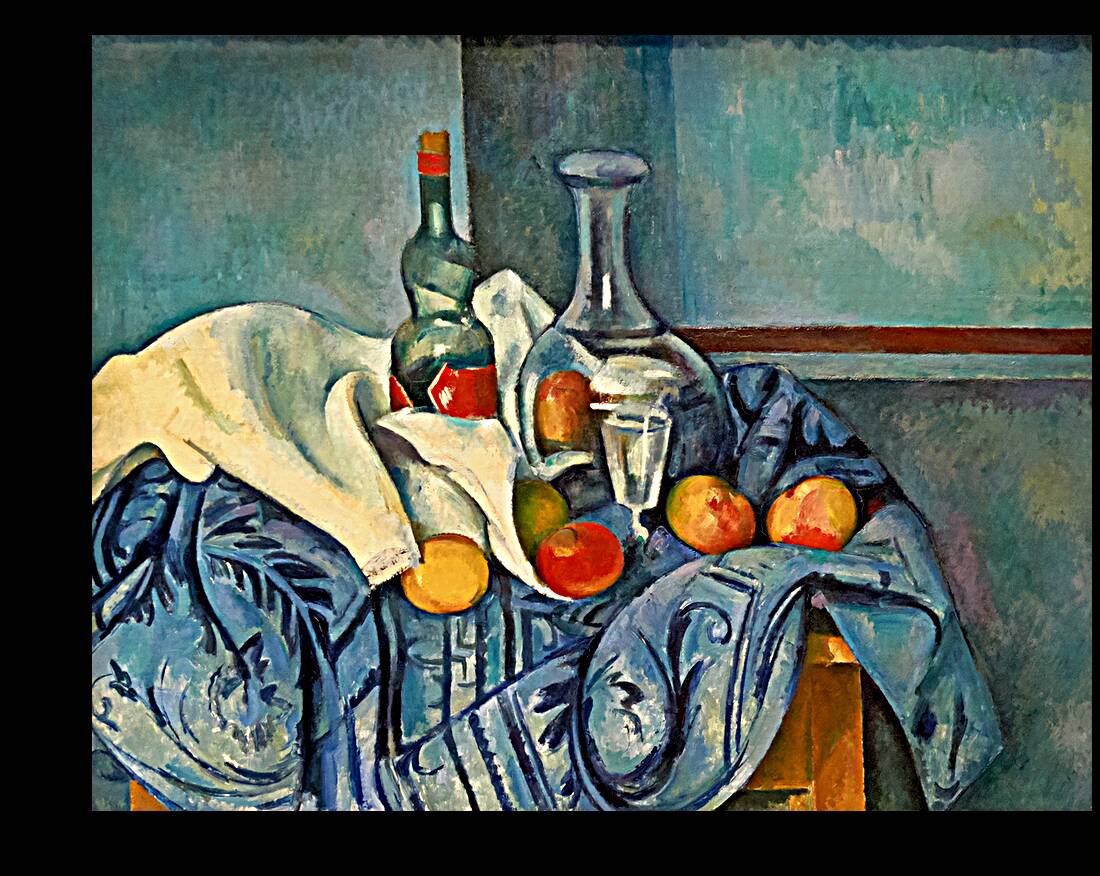 Paul Cezanne - The peppermint bottle - 189395 Reproduction