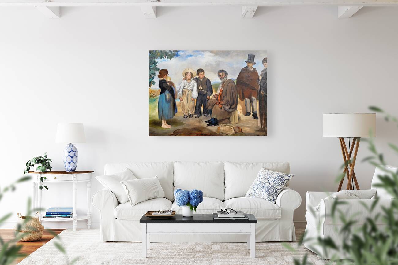 Edouard manet - The old musician - 1873 Reproduction