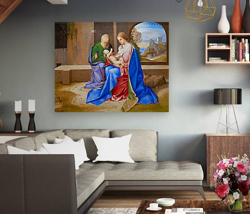 Giorgione - The Holy Family - 1500 Reproduction