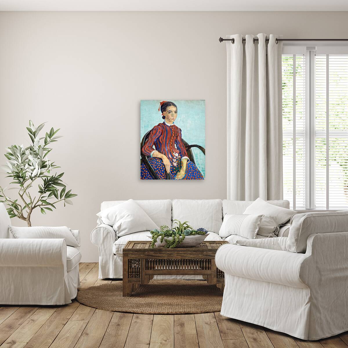 Vincent Van Gogh - La Mousmé - 1888 Reproduction