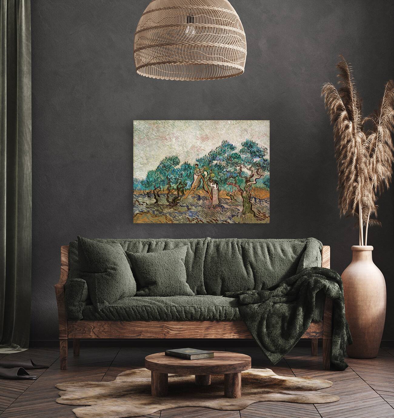 Vincent Van Gogh - The Olive Orchard - 1889 Reproduction