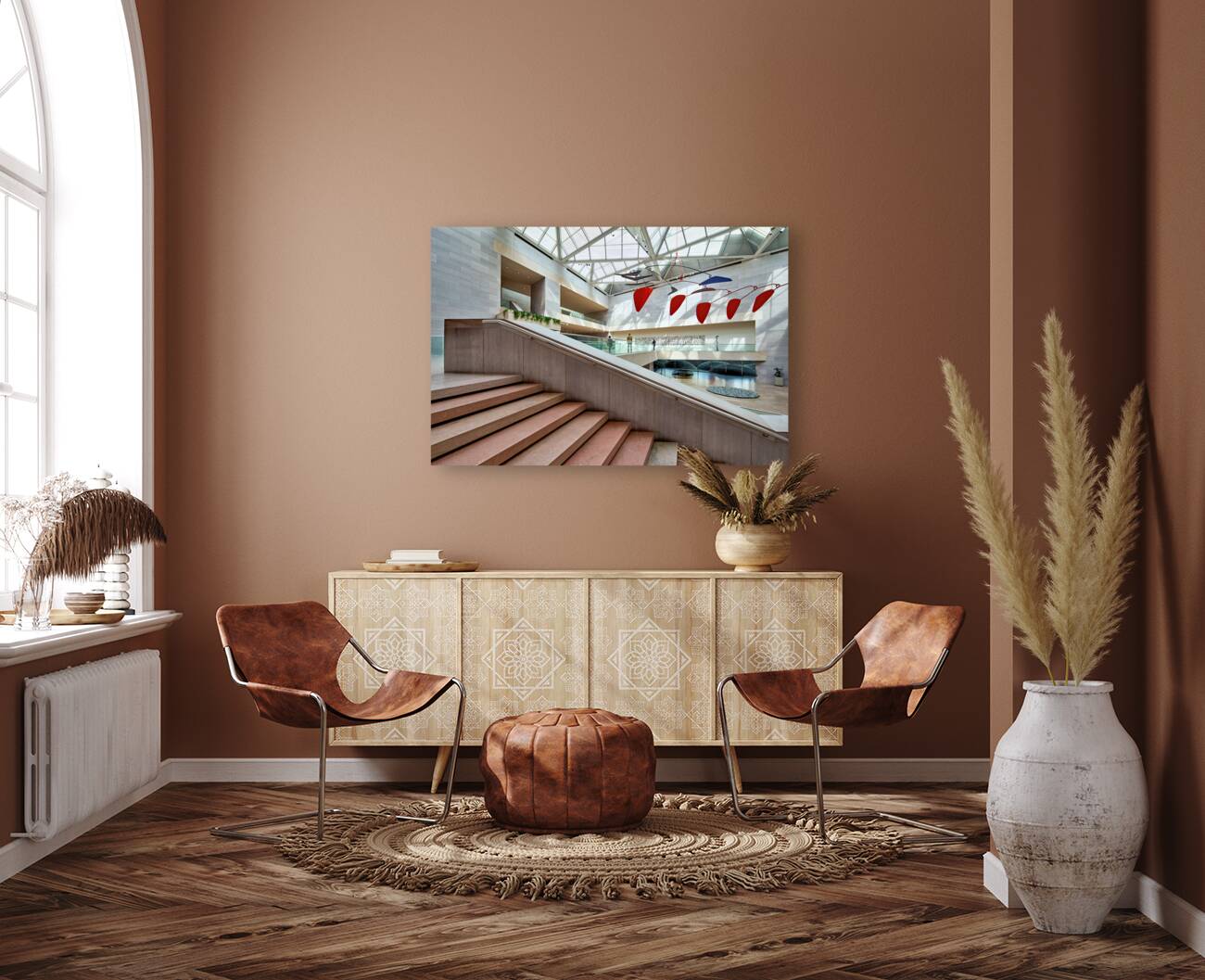 The East Building of the National Gallery of Art. Washington D.C. Reproduction